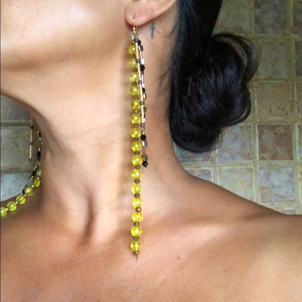 🔥Trendy beaded drop earrings🔥